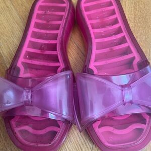 Kate Spade Pink Bow Sporty Slide